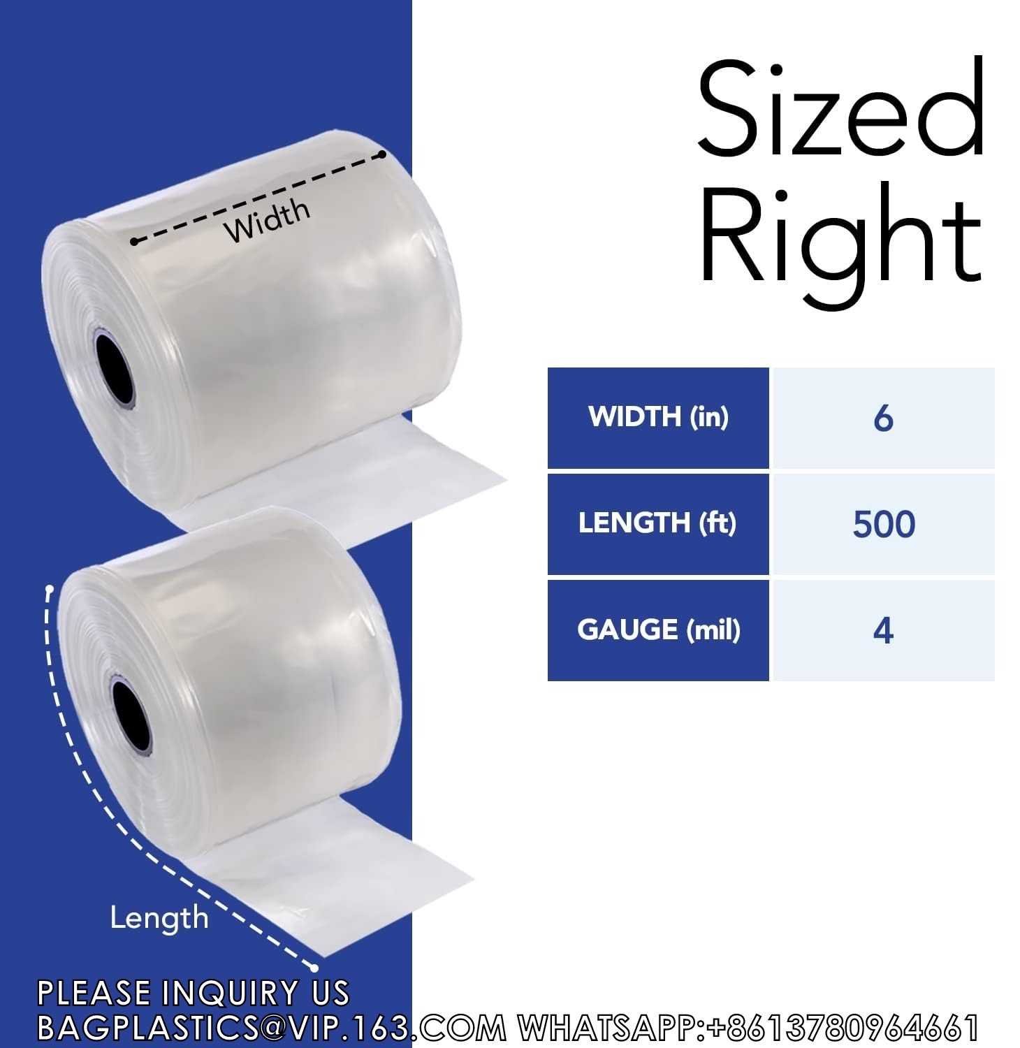 LAYFLAT TUBING, STRETCH FILM, STRETCH WRAP, FOOD WRAP, WRAPPING, CLING FILM, DUST COVER, JUMBO BAGS,