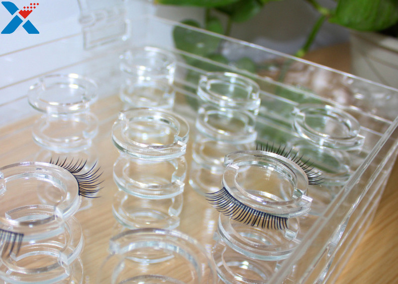 Custom 3 Layer Plexiglass Display Box False Eyelash Packaging Case Without Recycle