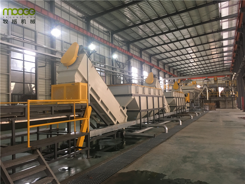 300-1000kg/H Agricultural Film Recycling Machine HDPE Pelletizing