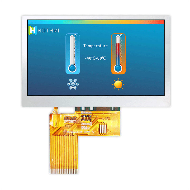 Sunlight Readable 4.3 Inch TFT LCD Display 800x480 Pixels TFT-H043A10SVIST6N40