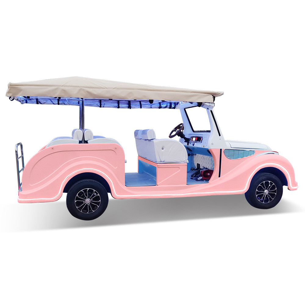 8 Seater Sightseeing Club Car Customized New Designed Electric classic Golf Carts CE Approved