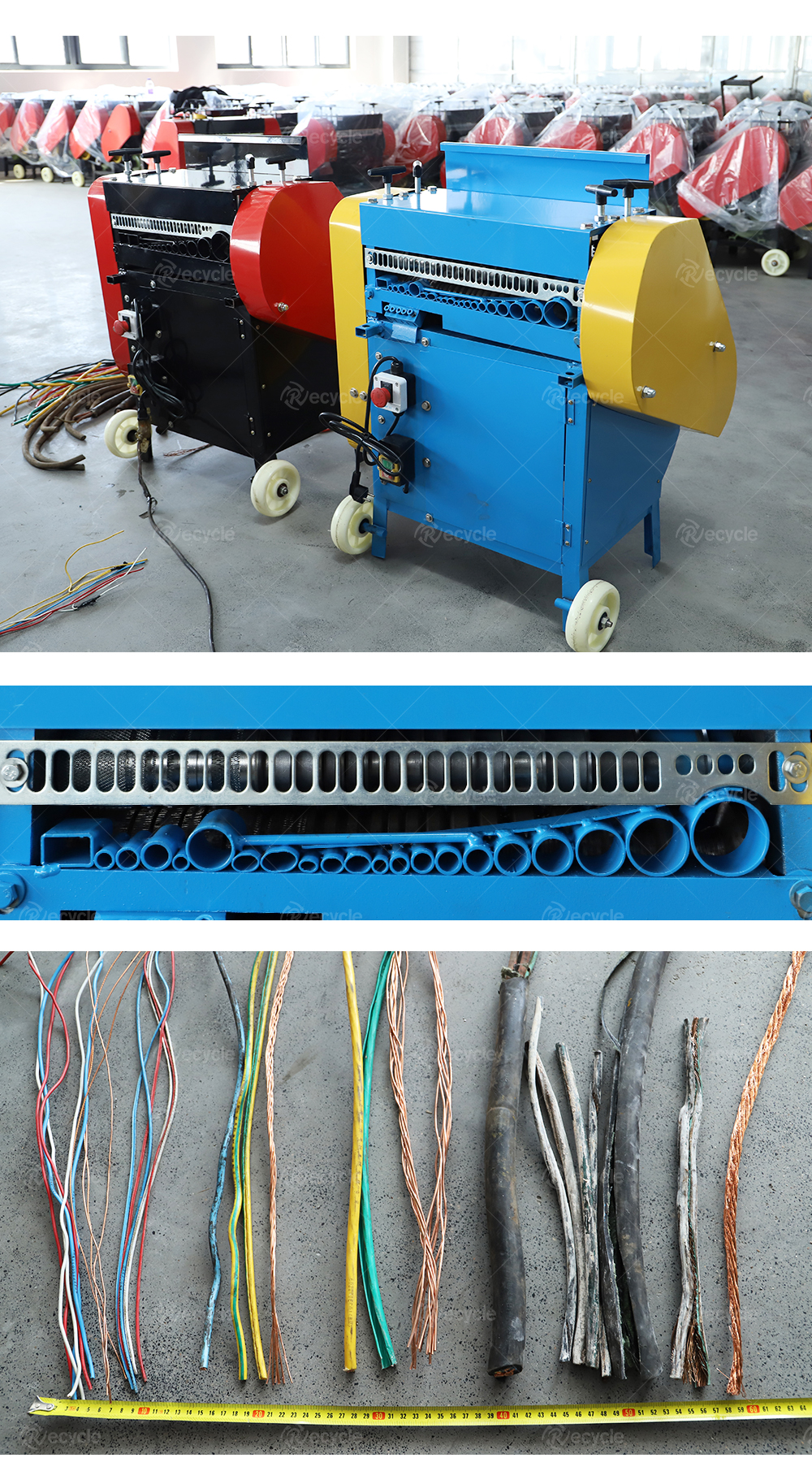 Electric Copper Wire Peeling Stripping Machine for Scrap Cable Stripping 2023 Automatic