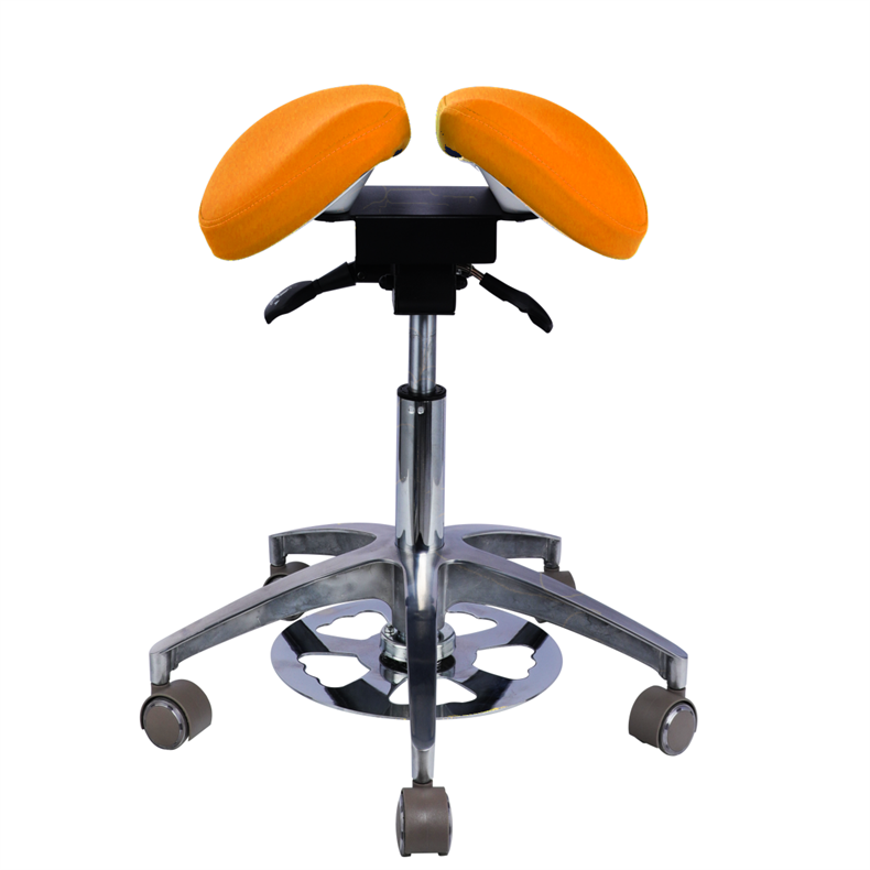 Beauty Salon Comfortable chair Green Micro Fiber dentist stool Saddel Shape Dentist Chair