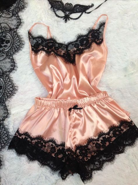 Women Fashion Sexy Lingerie Set Women'S Nightwear Cute Shorts And Top Sexy Pijama