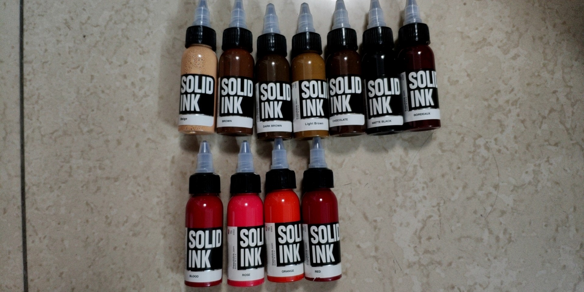 Natural Color Permanent Makeup Pigment 30ML 60ML Solid Ink Tatttoo Ink