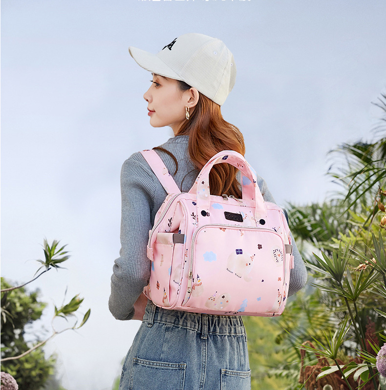 Fashion Large Maternity Multifunctional Diaper Bag Waterproof Travel Shoulder Handbag for Mom