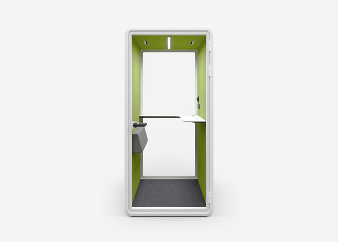manufaturer sound isolate booth with buit-in light automatic open technology