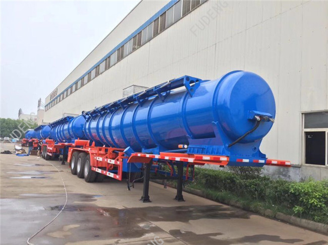 2 / 3 Axles sulfuric acid storage fuel tanker semi trailer with 20000 liters capacity