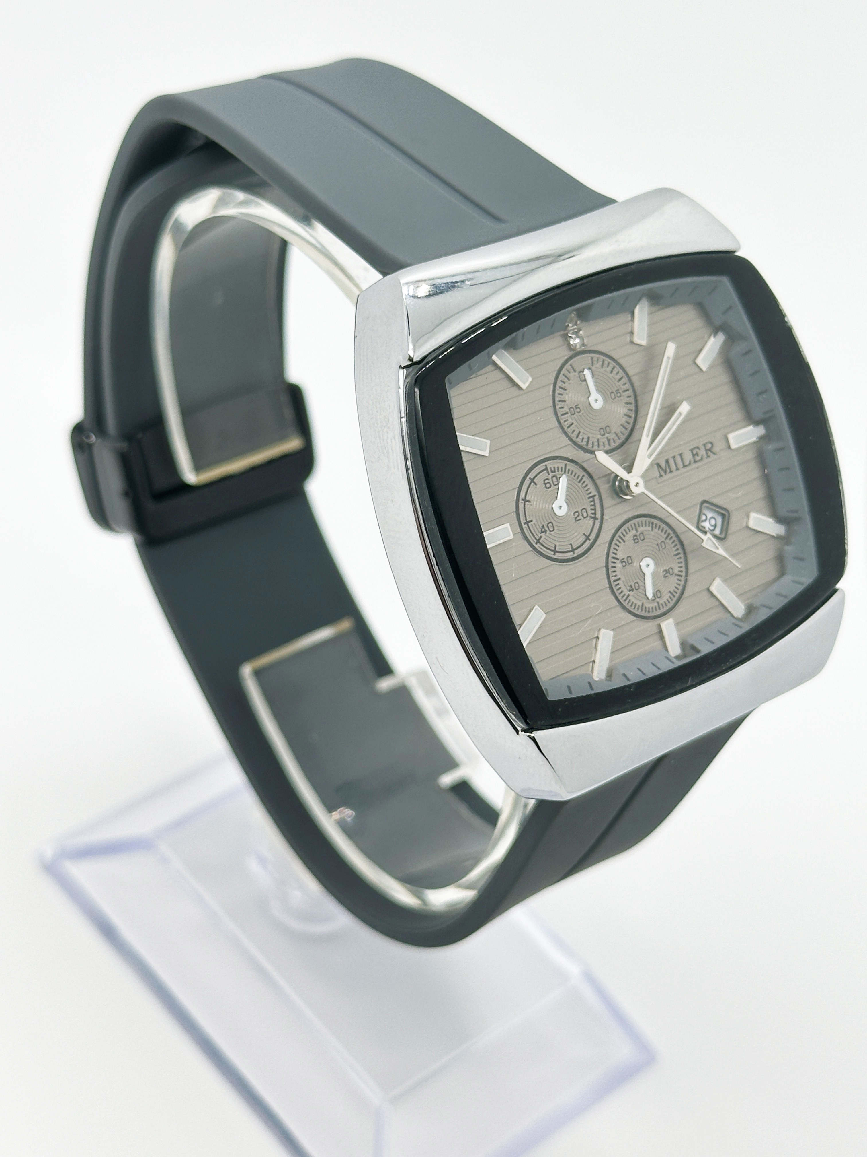 Customized Silicone Band Wrist Watches Minimalist Sport Quartz Watches