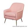 Buy cheap Stainless Steel Leg Hotel Upholstered 860mm 760mm One Seater Armchair from wholesalers