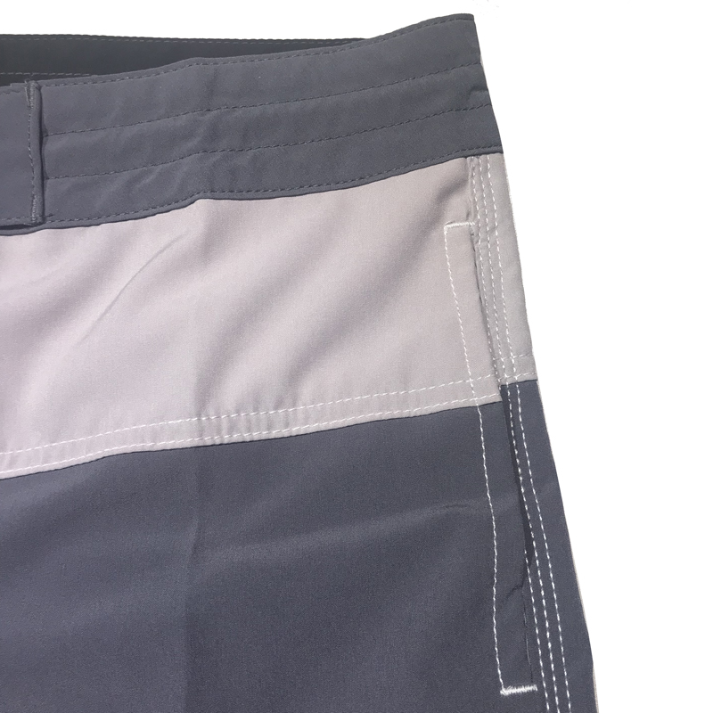 Plain Surf Custom Beach Shorts , Drawstring Beach Shorts Drying Splash Proof