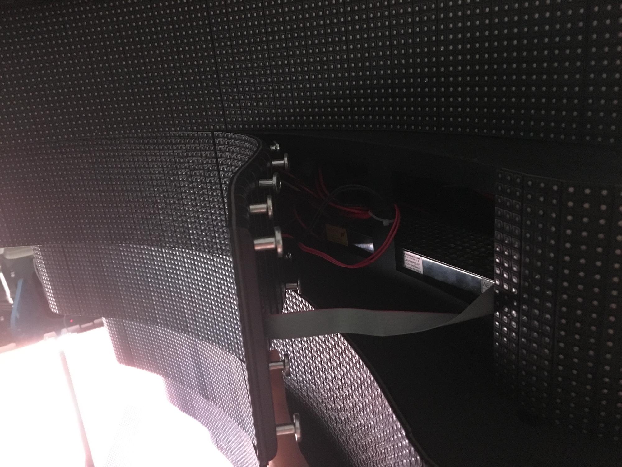 HD full color curved led tv display screen for indoor led advertising display screen curve
