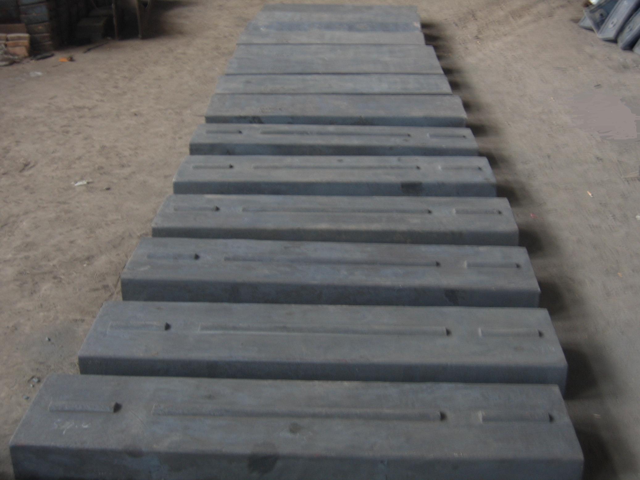 HRC56 Iron Crusher Wear Parts Impact Plate For Impact Crushers