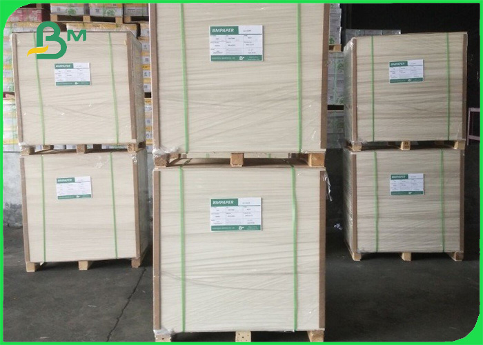 0.4mm To 0.7mm Thick Nature White Moisture Absorbent Paper Board For Coaster Board
