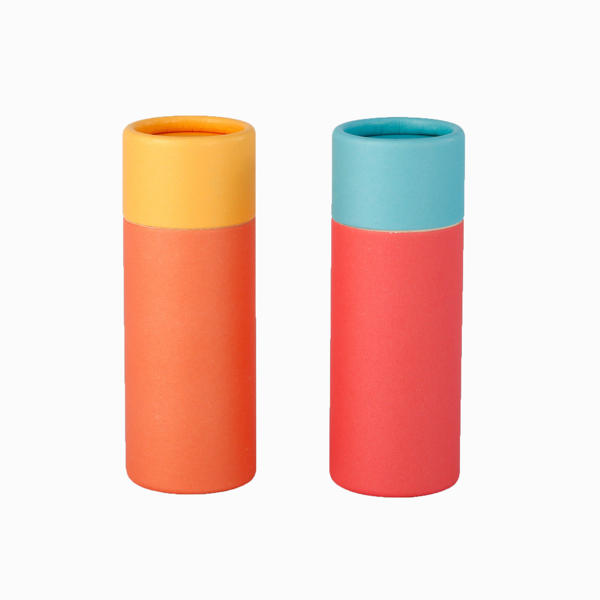Food Grade Paper Cylinder Containers Embossed Debossed CMYK Printing