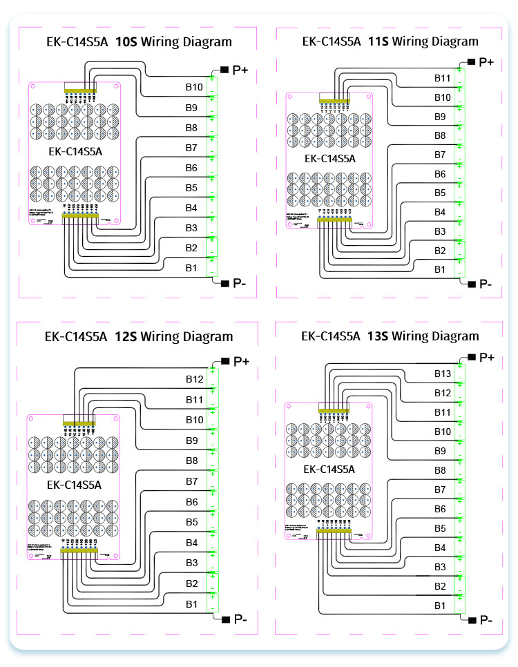 Lithium LFP Lto Battery 5A Active Equalizer Balancer 9S - 14S For Base Station Energy Storage