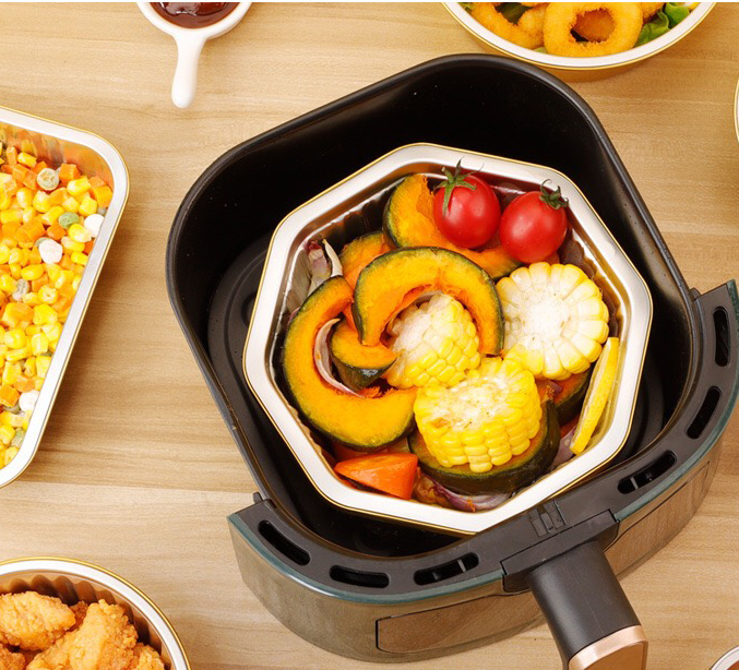Food Grade Aluminum Foil Container Drip Pans Tray for Carryout Lunch Box Custom Order