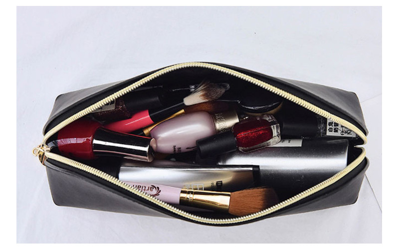 Small Pure Color Makeup Pouch Travel Bags For Toiletries Waterproof