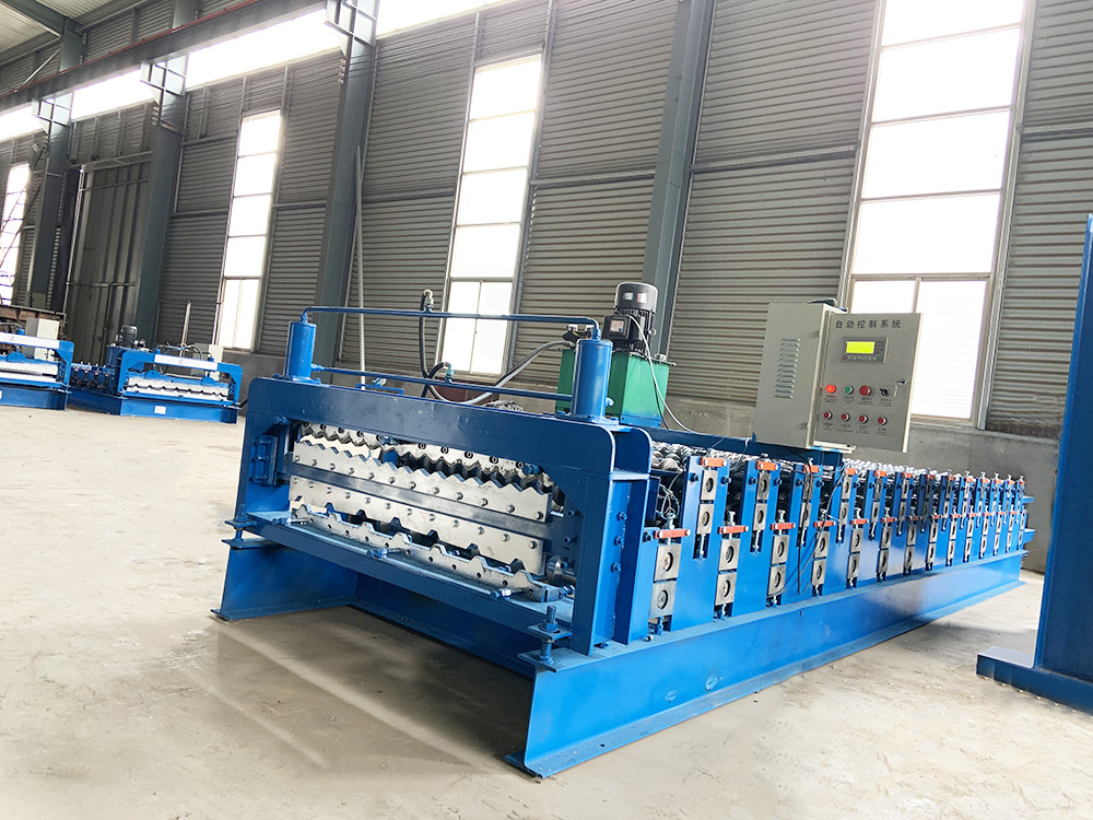 Double Layer Roofing Sheet Roll Forming Machine Aluminium