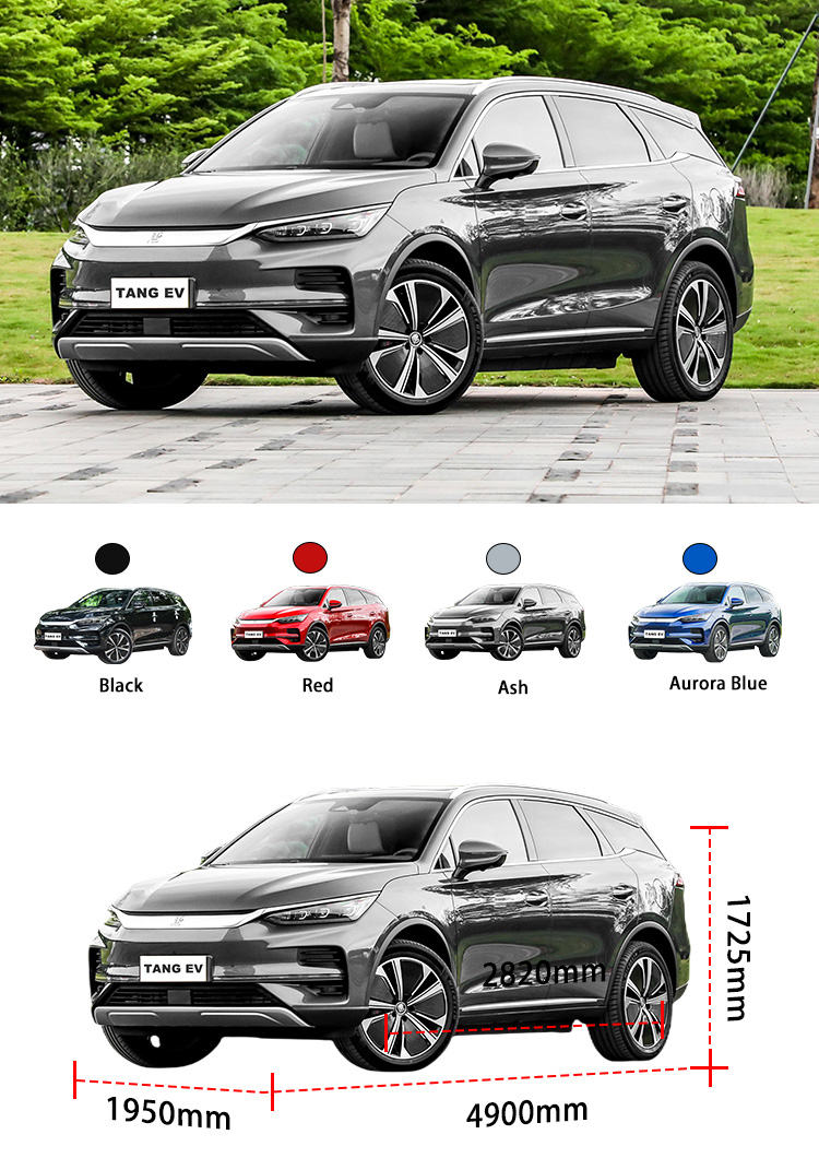 Pure All Electric 7 Seater SUV Vehicles Medium Size Cars 730km