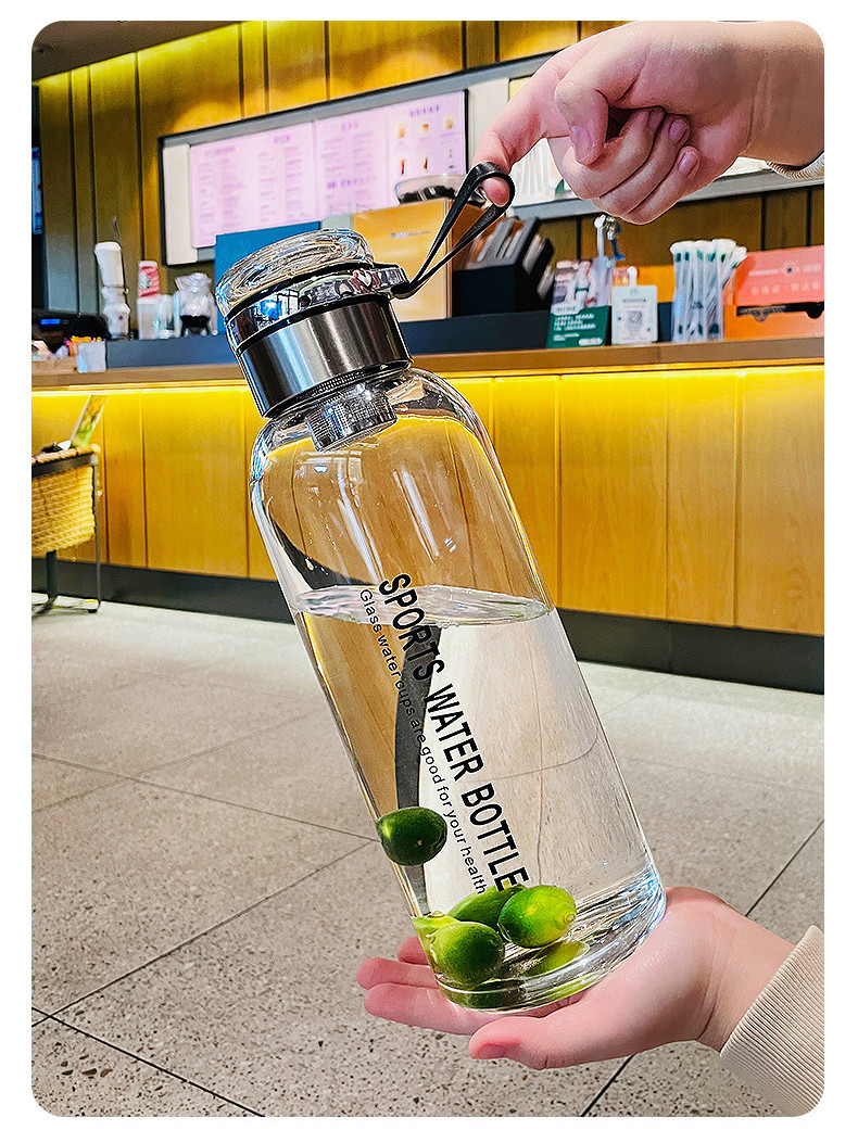 Food Contact Safe High Borosilicate Glass Cup 750ml 1000ml 1200ml 1500ml