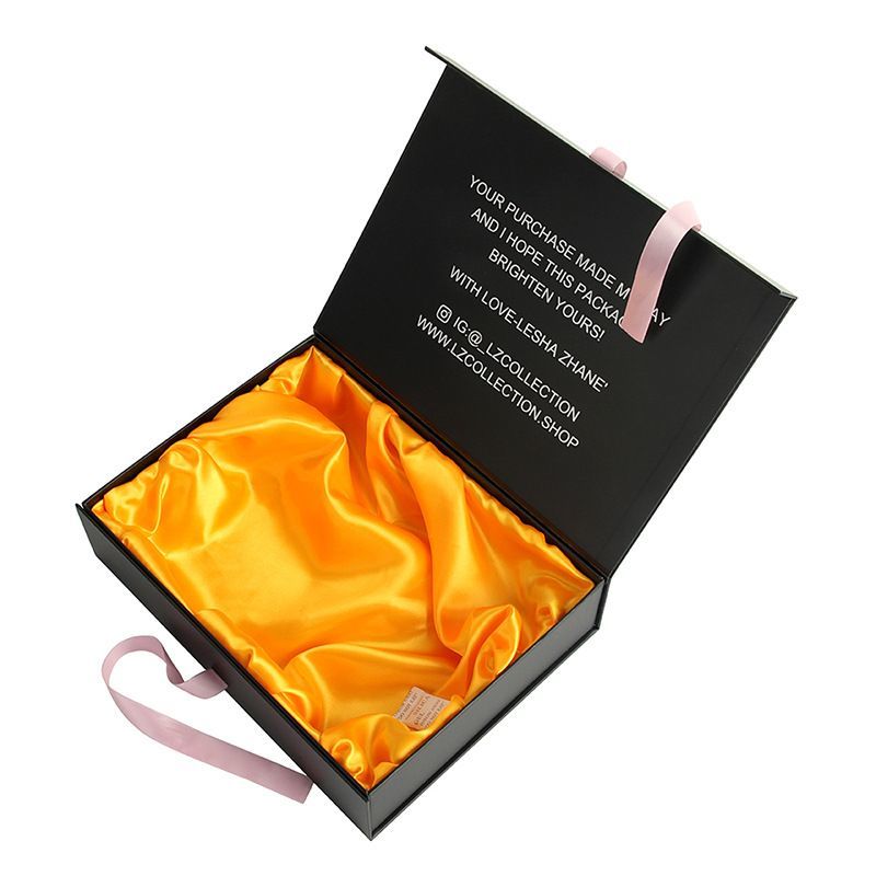Luxury Folding Paper Packaging Carton Box, Custom Logo Printed Human Hair Wig Extensions Gift Box