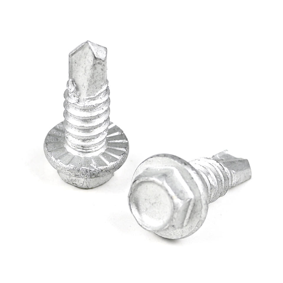 Stainless Steel Hex Washer Head Self Tapping Screws for Easy Metal Sheet Installation