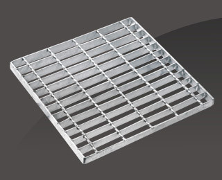 Q235 Hot Dipped Galvanized Serrated Walkway Mesh Grating