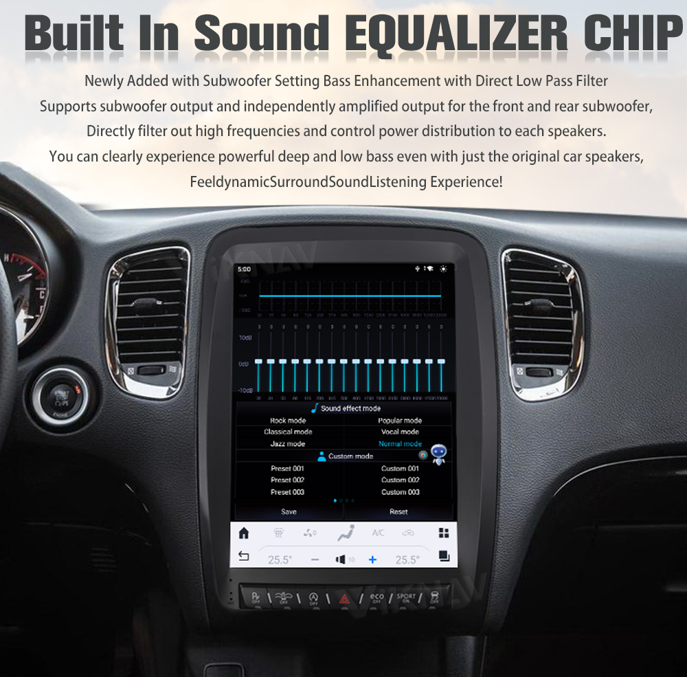 Car Radio Android Head Unit For Dodge Durango 2014-2016 With Carplay