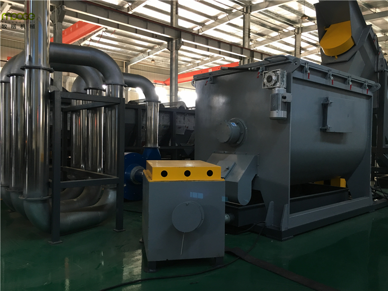 Dewatering Plastic Film Recycling Machine HDPE Washing Line 5000KG/H