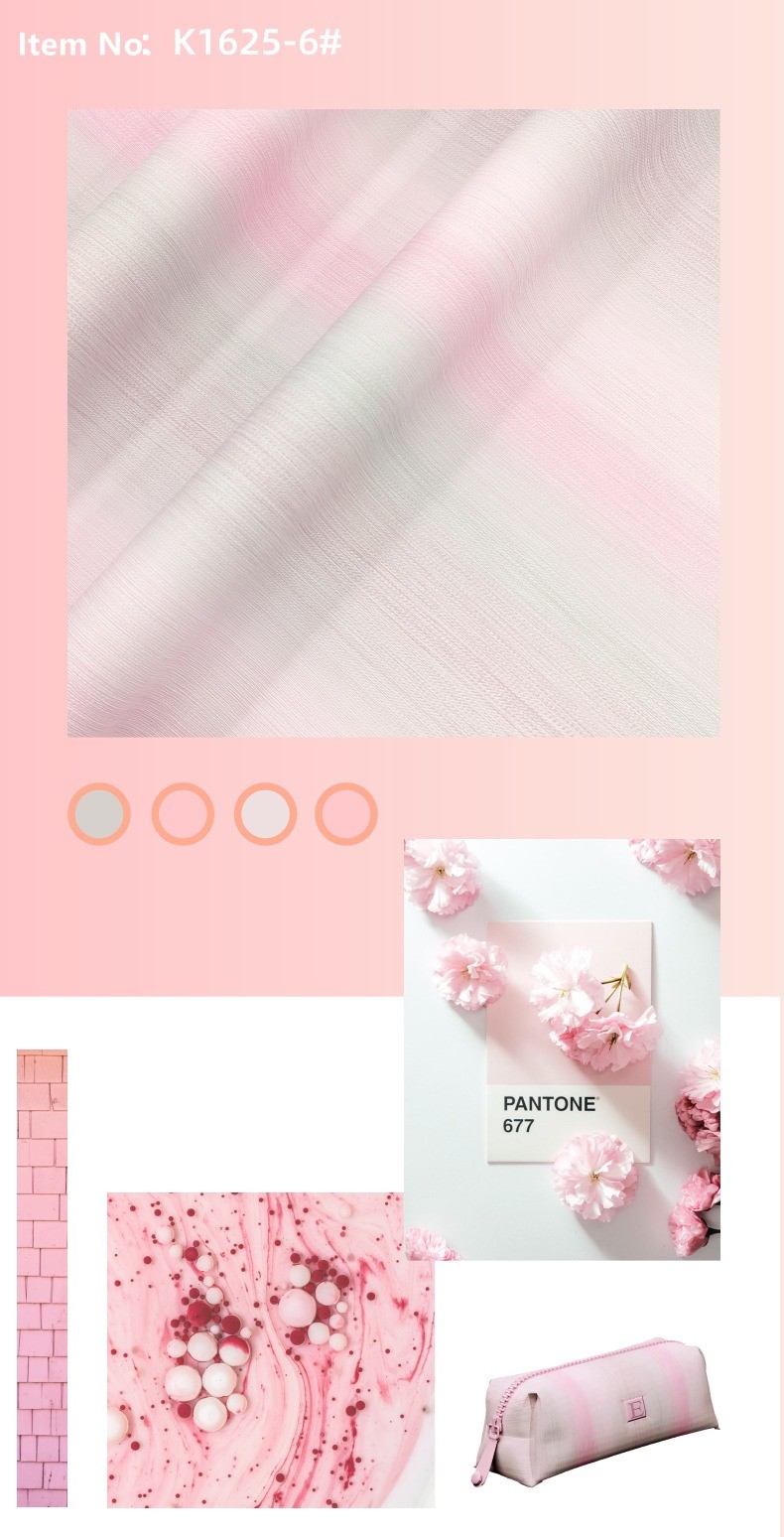 0.8mm Rainbow Gradient Printed Flower PVC Leather For Handbag Packing Box Phone Case Decoration Usage