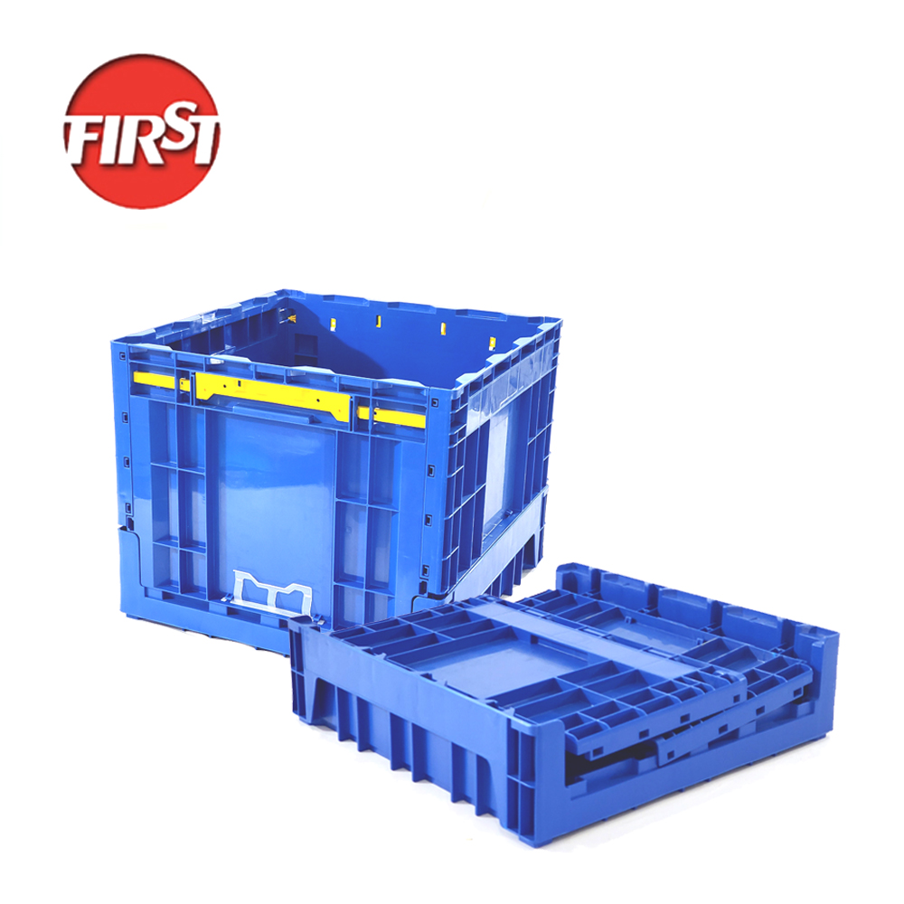 Industrial Plastic Crate For Auto Stackable Foldable Plastic Storage Bins Box