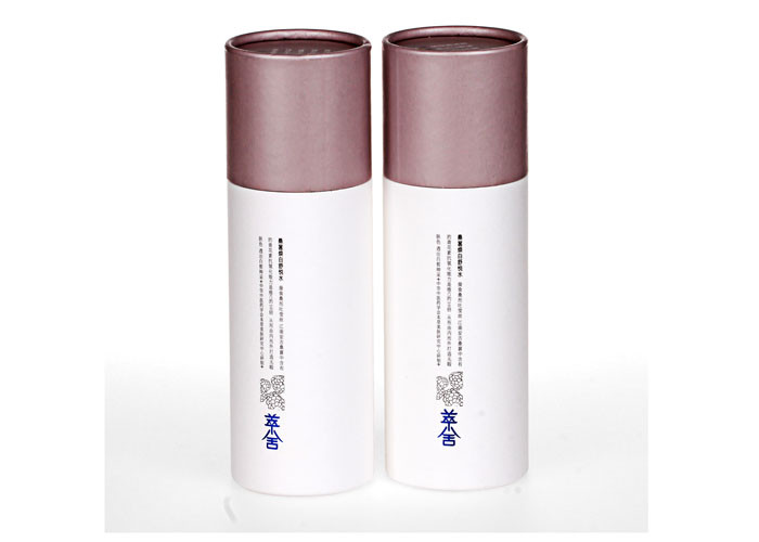 Color Cosmetic Powder Tube CMYK Print Paper Packaging Cylinder