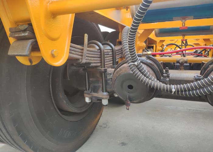 skeleton trailer 40FT with spring suspension