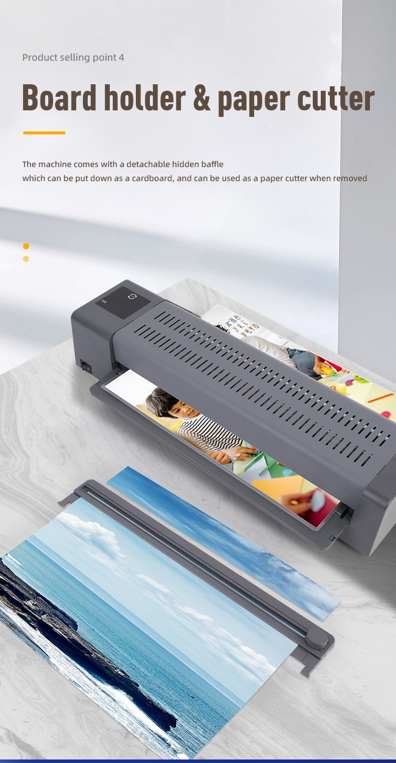 Touch Control A3 Thermal Pouch Laminator 2 Rollers 700W for Cold and Hot Lamination