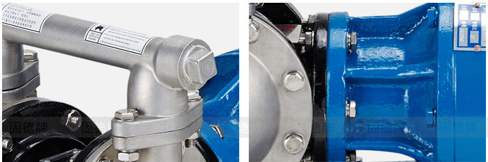 Stainless Steel Pneumatic Diaphragm Pump for Waste Water Transfer in Boat Port DN25
