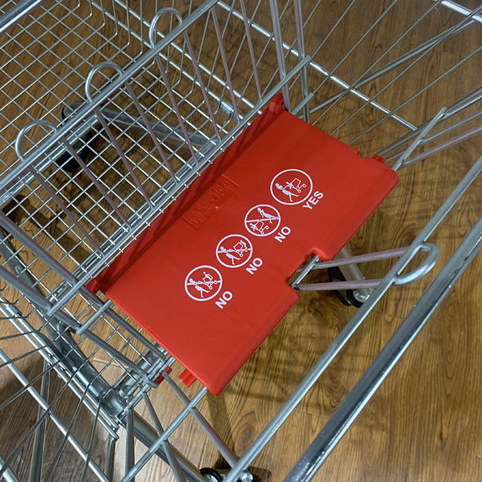 125L Retail CE Certificate Elevator Wheel Steel Shopping Cart