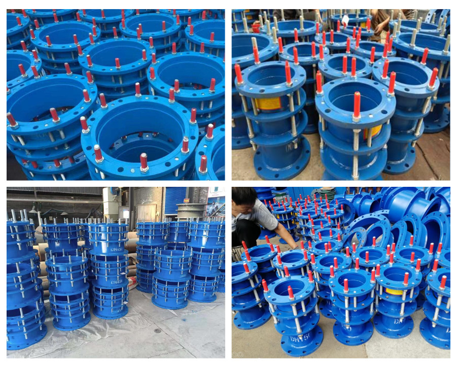 BS Standard PN10 PN16 SS316 Stainless Steel Double Flange Telescopic Dismantling Joint
