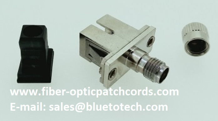 SMA To SC Fiber Optic Adapters Simplex Hybrid High Precision Fiber Optic SMA to SC adapter