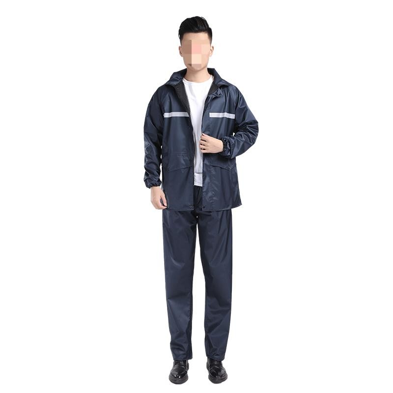 PU Coating Military Raincoat Poncho Windproof For Men And Women Full Body Protection