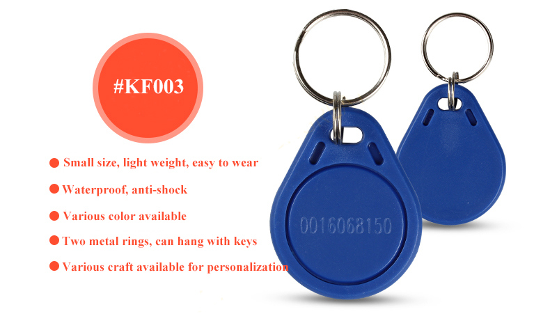 RFID Custom Keyfob Door Key Fob Replacement Keyfob for Apartment