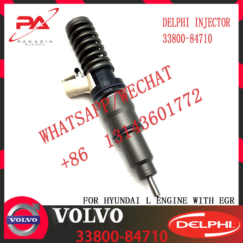 BEBE4L01102 Diesel Fuel Injector BEBE4L01002 For HYUNDAI L Engine 33800-84710 Repair Kit