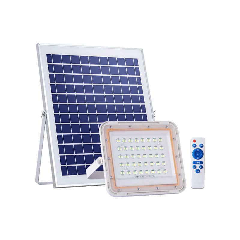 White solar flood light