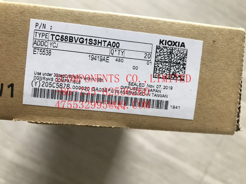 TC58NVG1S3HTAI0 I Temp in stock TC58CVG1S3HRAIJ KIOXIA NAND Flash Serial-SPI 3.3V 2G-bit 8ns 8-Pin WSON EP