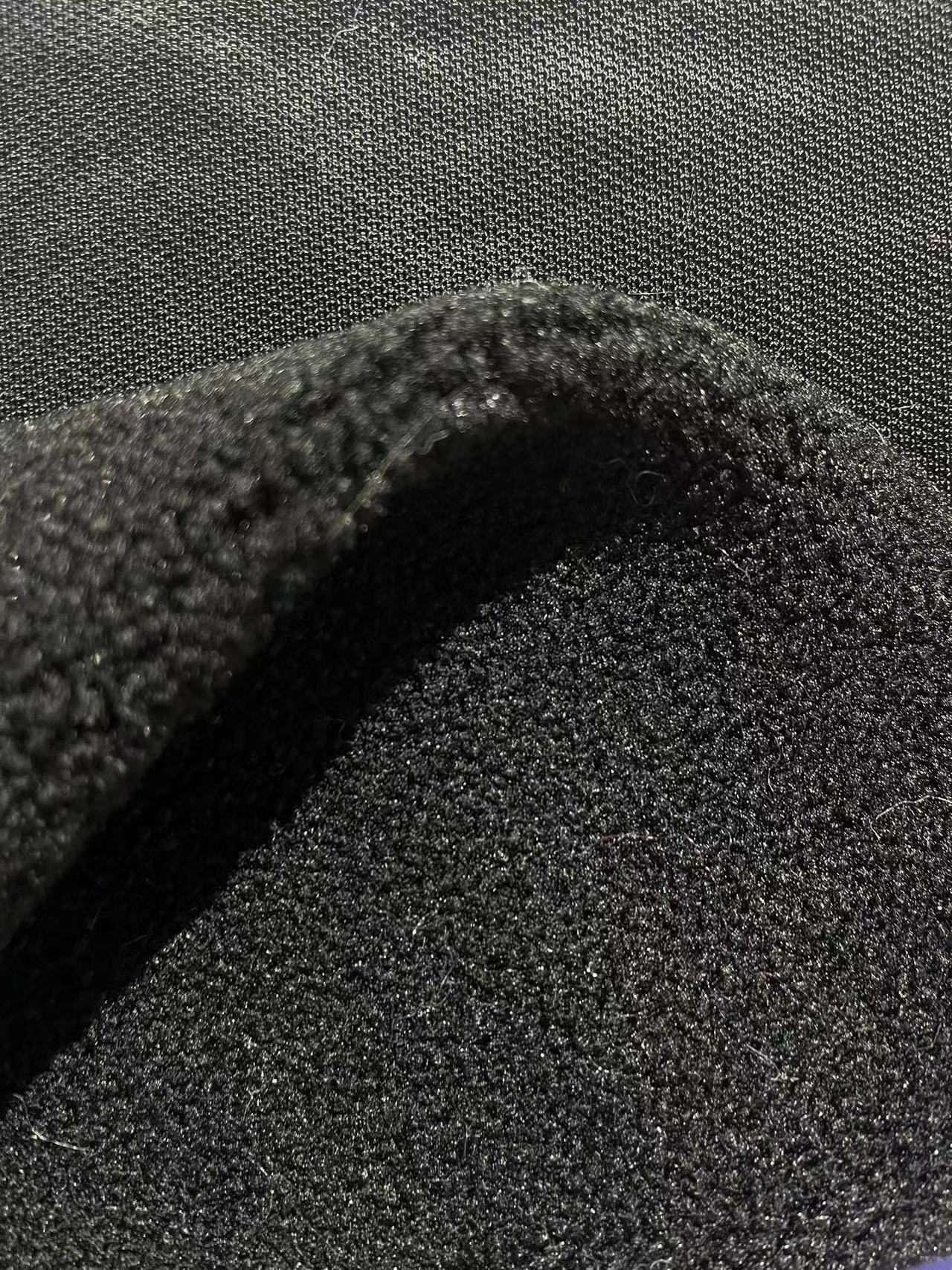 Polyester Wind Proof Sherpa Fleece Fabric for Clothing Bags Underwear Garment Jacket