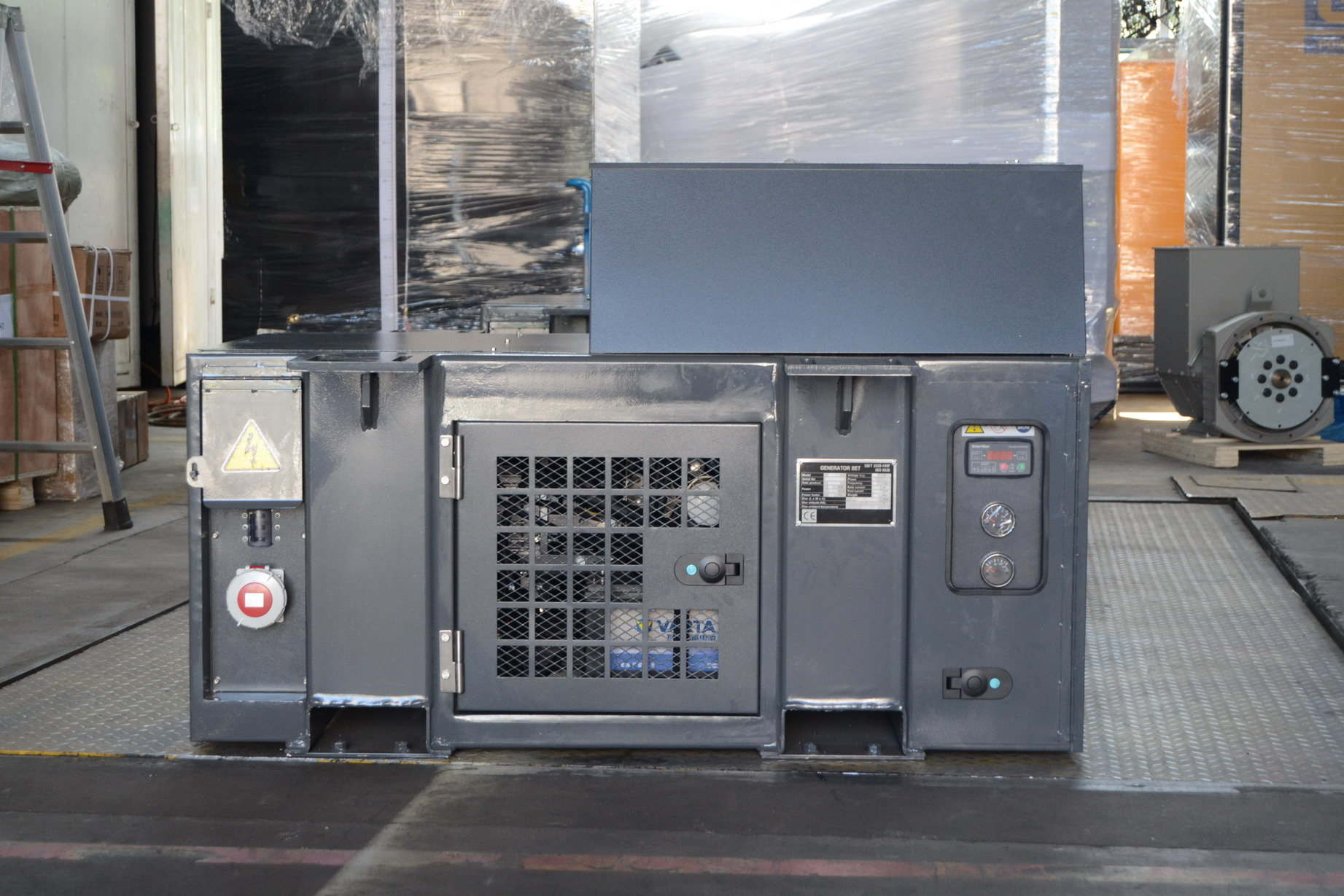 460V 15KW Generator Set For Reefer Container Genset Clip On Under Truck Kubota