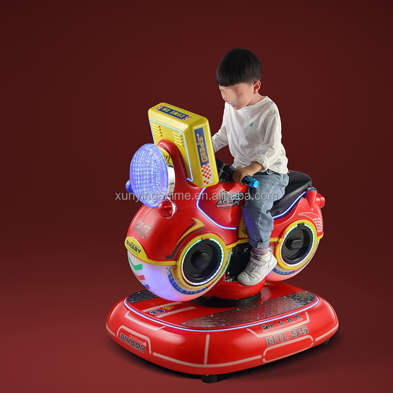 Customized Arcade Race Car Video Game Machine Kiddie Ride On Motorcycle for Amusement