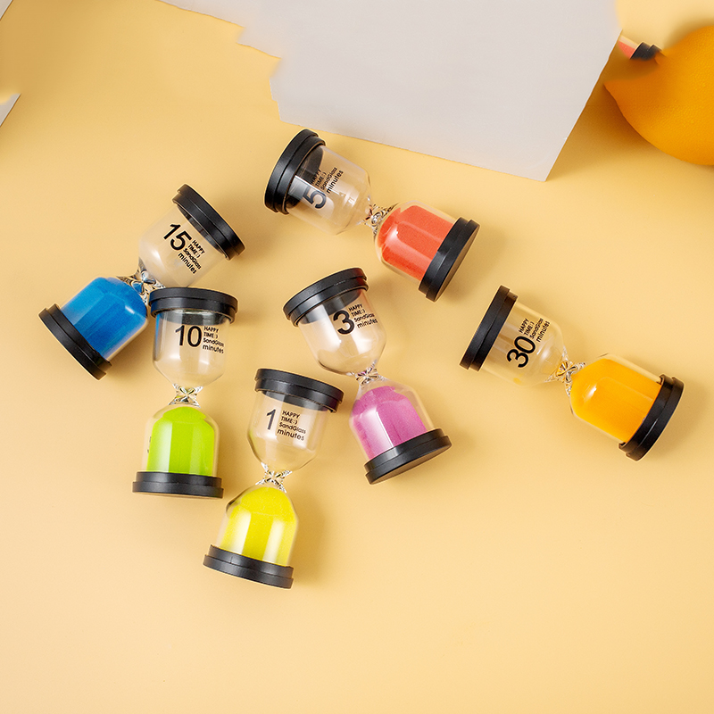 1 3 5 10 15 30 Minutes Sand Timer Sand Timer 6pcs For Kids Time Management