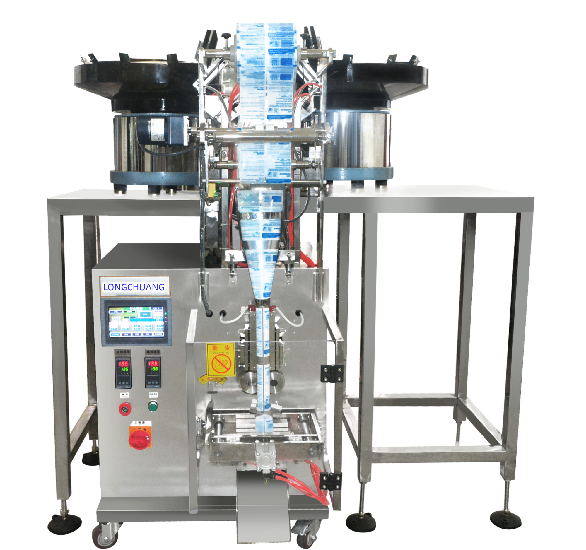 Bulging Plug Screw Counting Packing Machine Pneumatic High Accuracy