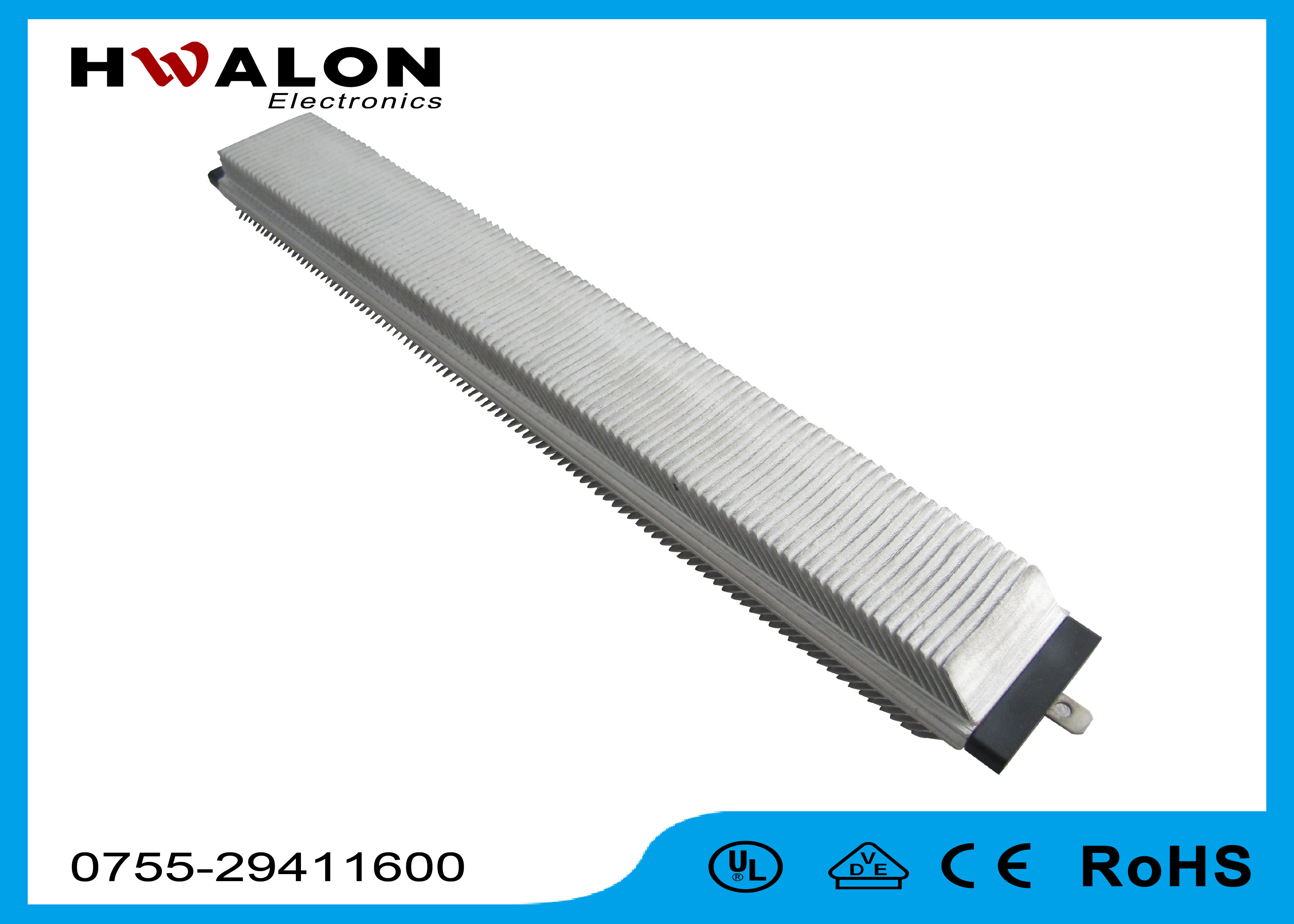 AC 110V 750W Electric Aluminum PTC Heating Element Ceramic Air Heater for Air Conditioner